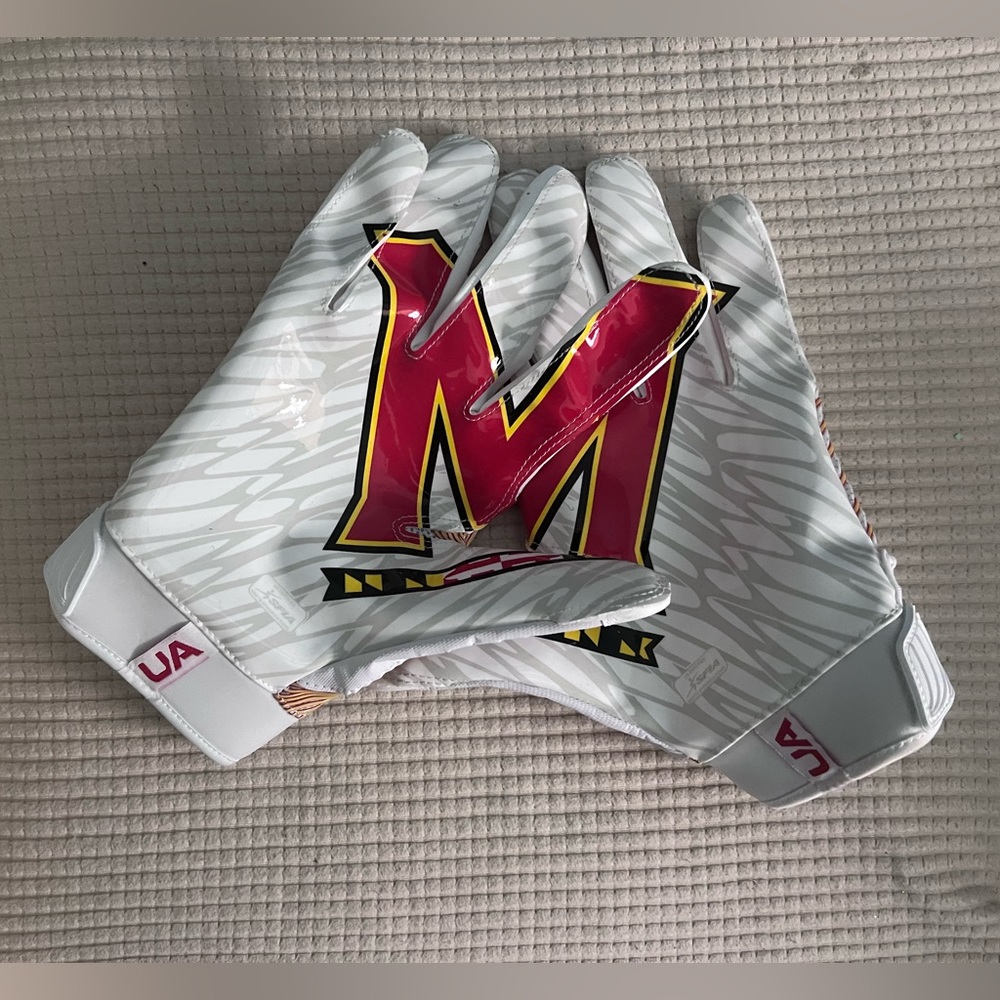 UMD Football Gloves (Never Worn)